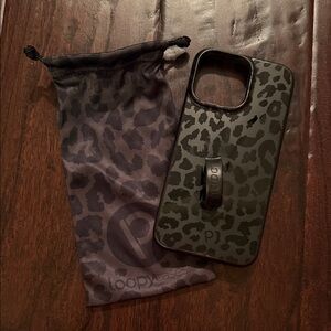 Loopy Case Black Leopard Print Phone Case - Apple iPhone 14 Pro Max